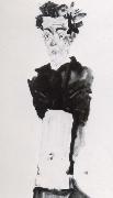 Egon Schiele Self portrait painting